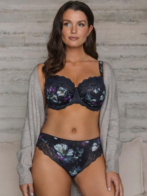 Fantasy Lingerie Lucia navy blue padded bra Fantasy Lingerie Lucia navy blue padded bra
