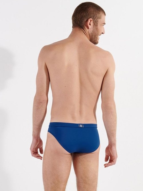 HOM Swimwear Nautical Cup navy blue swim brief HOM Swimwear Nautical Cup navy blue swim brief