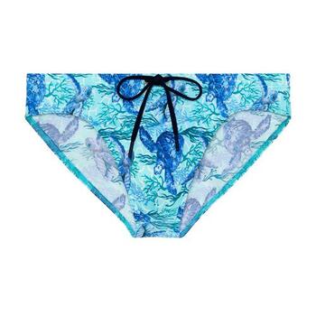 HOM Swimwear Tartane Blue Swim Brief HOM Swimwear Tartane Blue Swim Brief