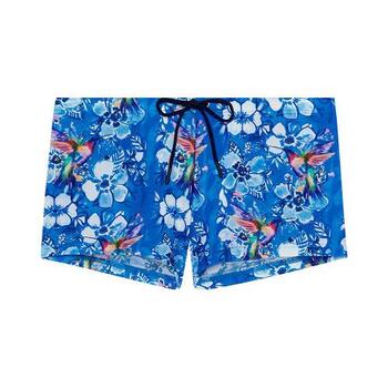 HOM Swimwear Colibris Blue Swim Boxer HOM Swimwear Colibris Blue Swim Boxer