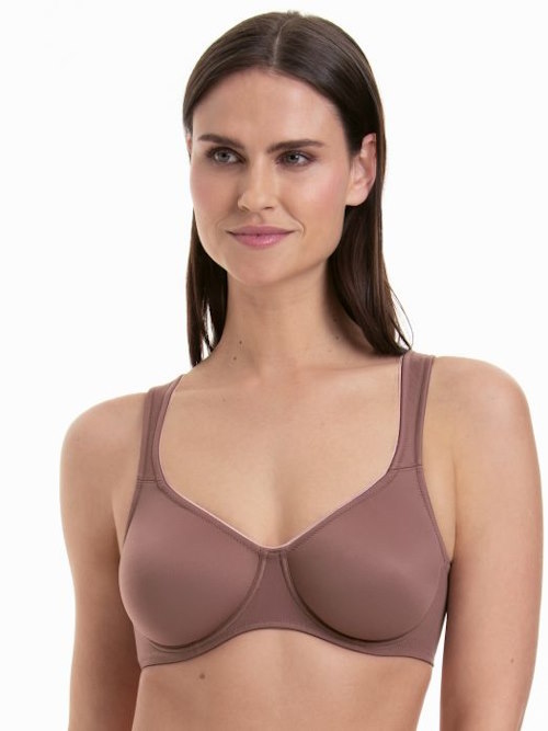 Rosa Faia Twin brown non-padded bra Rosa Faia Twin brown non-padded bra