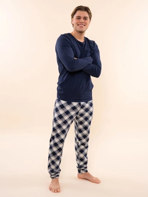 Charlie Choe Winner every day navy/white pajama Charlie Choe Winner every day navy/white pajama