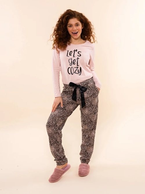 Charlie Choe Cozy Days pink/print sleep shirt Charlie Choe Cozy Days pink/print sleep shirt