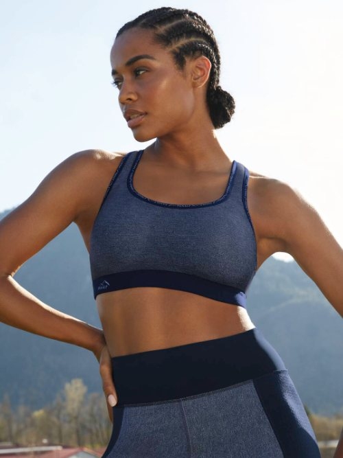 Anita Active PanAlpTM air jeans blue sport bra Anita Active PanAlpTM air jeans blue sport bra