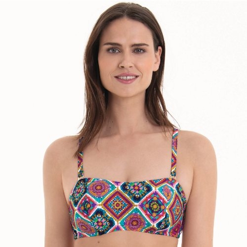Rosa Faia Swimwear Bella multicolor padded bikini bra Rosa Faia Swimwear Bella multicolor padded bikini bra