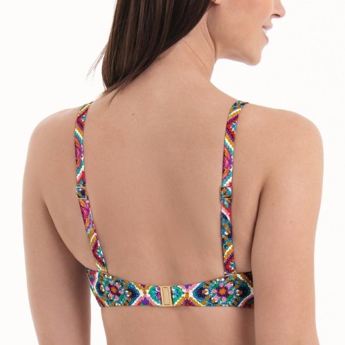 Rosa Faia Swimwear Bella multicolor padded bikini bra Rosa Faia Swimwear Bella multicolor padded bikini bra