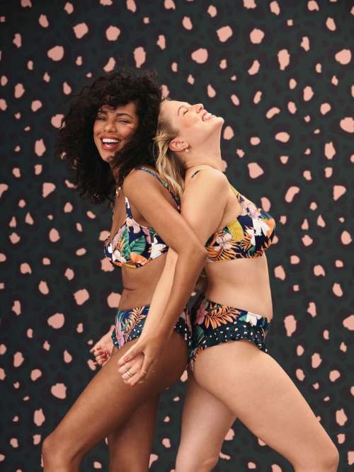 Rosa Faia Swimwear Luna navy blue padded bikini bra Rosa Faia Swimwear Luna navy blue padded bikini bra