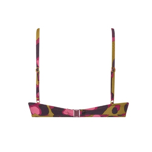 Rosa Faia Swimwear Minou brown padded bikini bra Rosa Faia Swimwear Minou brown padded bikini bra