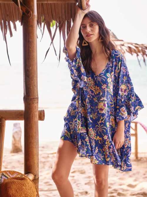 Rosa Faia Swimwear Akalani blue tunic Rosa Faia Swimwear Akalani blue tunic