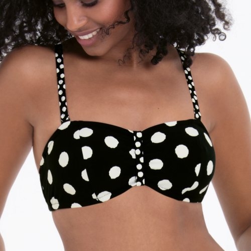Rosa Faia Swimwear Ella black soft-cup bikini bra Rosa Faia Swimwear Ella black soft-cup bikini bra