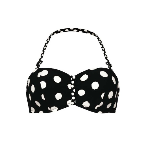 Rosa Faia Swimwear Ella black soft-cup bikini bra Rosa Faia Swimwear Ella black soft-cup bikini bra